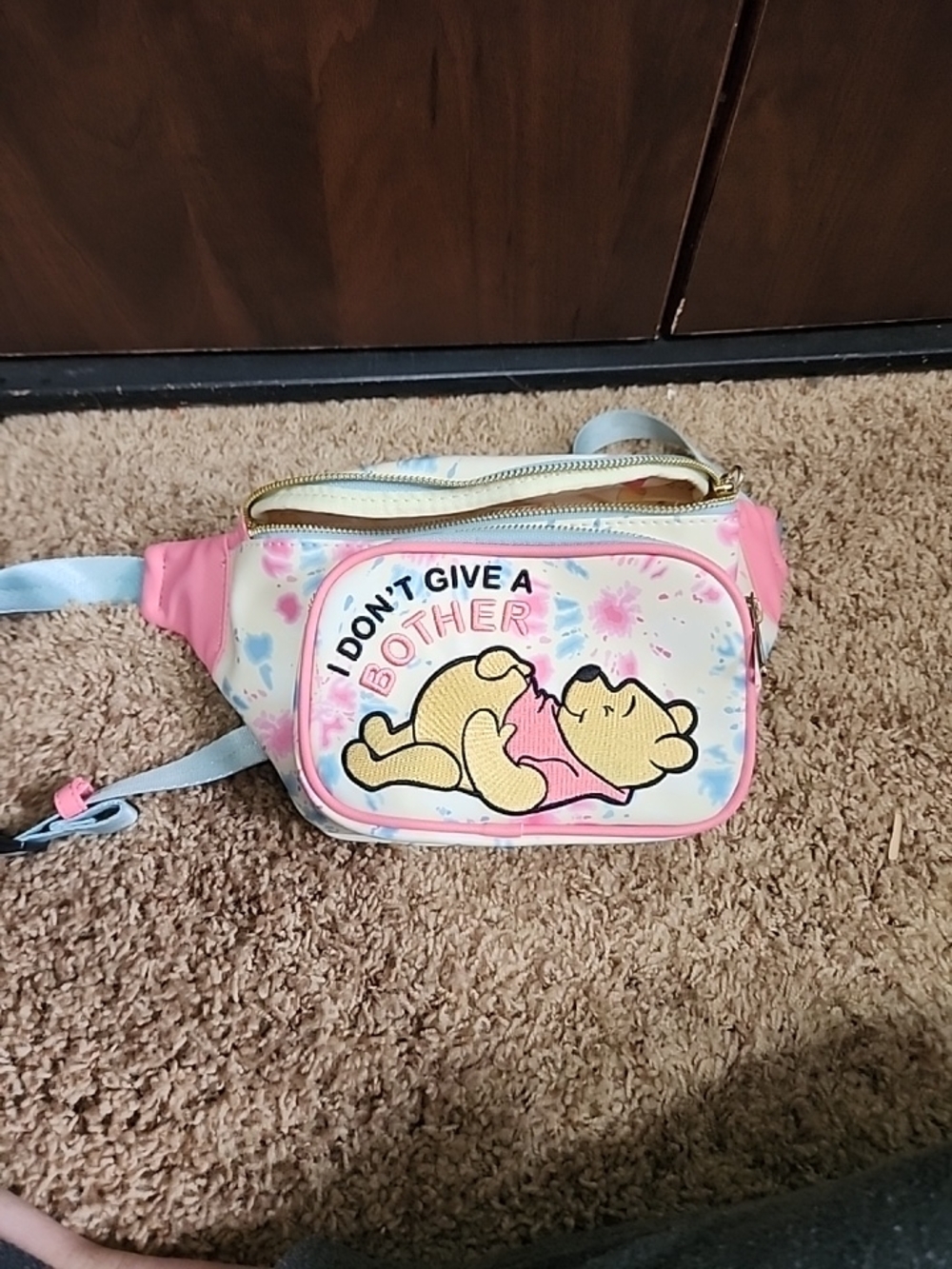 Loungefly Pink Tie-Dye Pooh Crossbody Fanny Pack